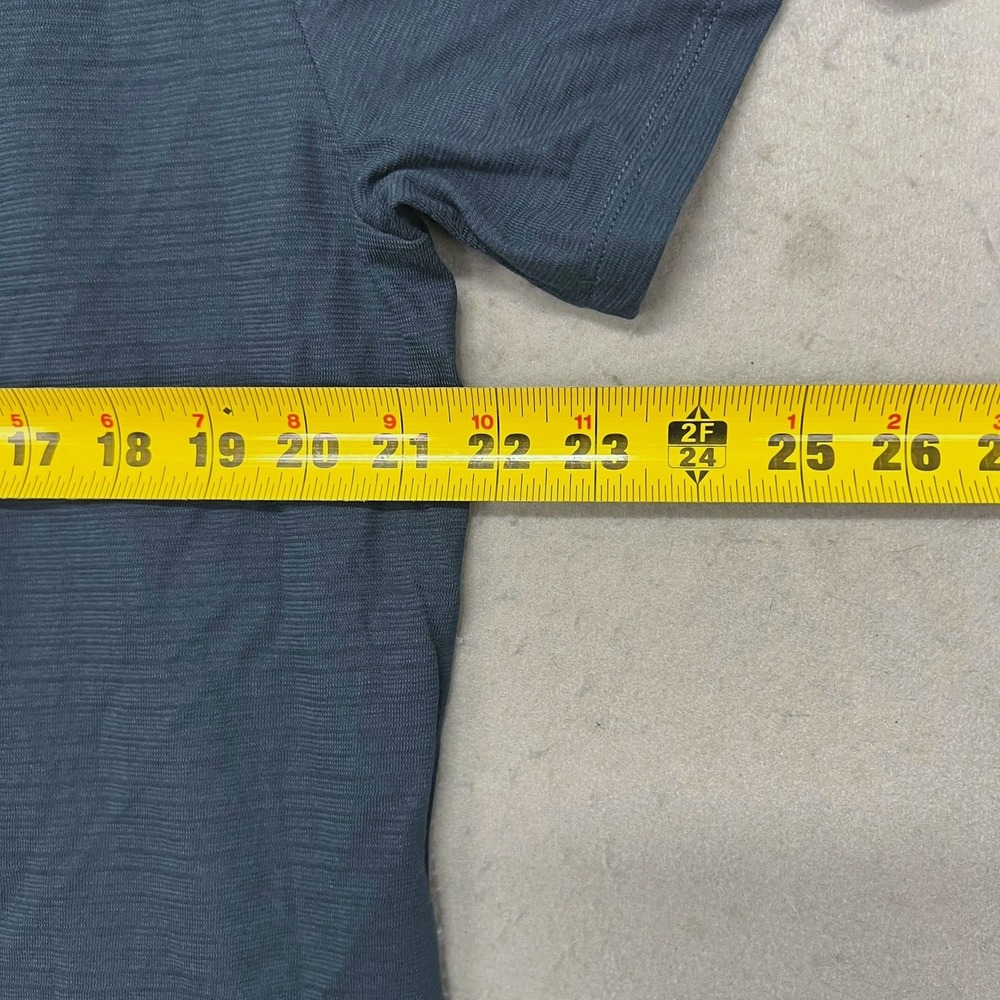 NEW Calvin‎ Klein Men's XL V Neck Short Sleeve T Shirt Dark Blue 100% Cotton - Picture 6 of 8